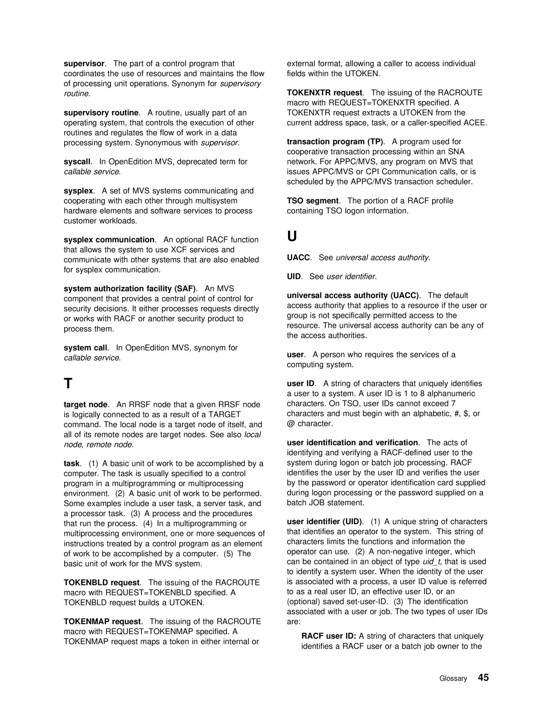 IBM OS/390 manual Syscall, Target Node, Task 