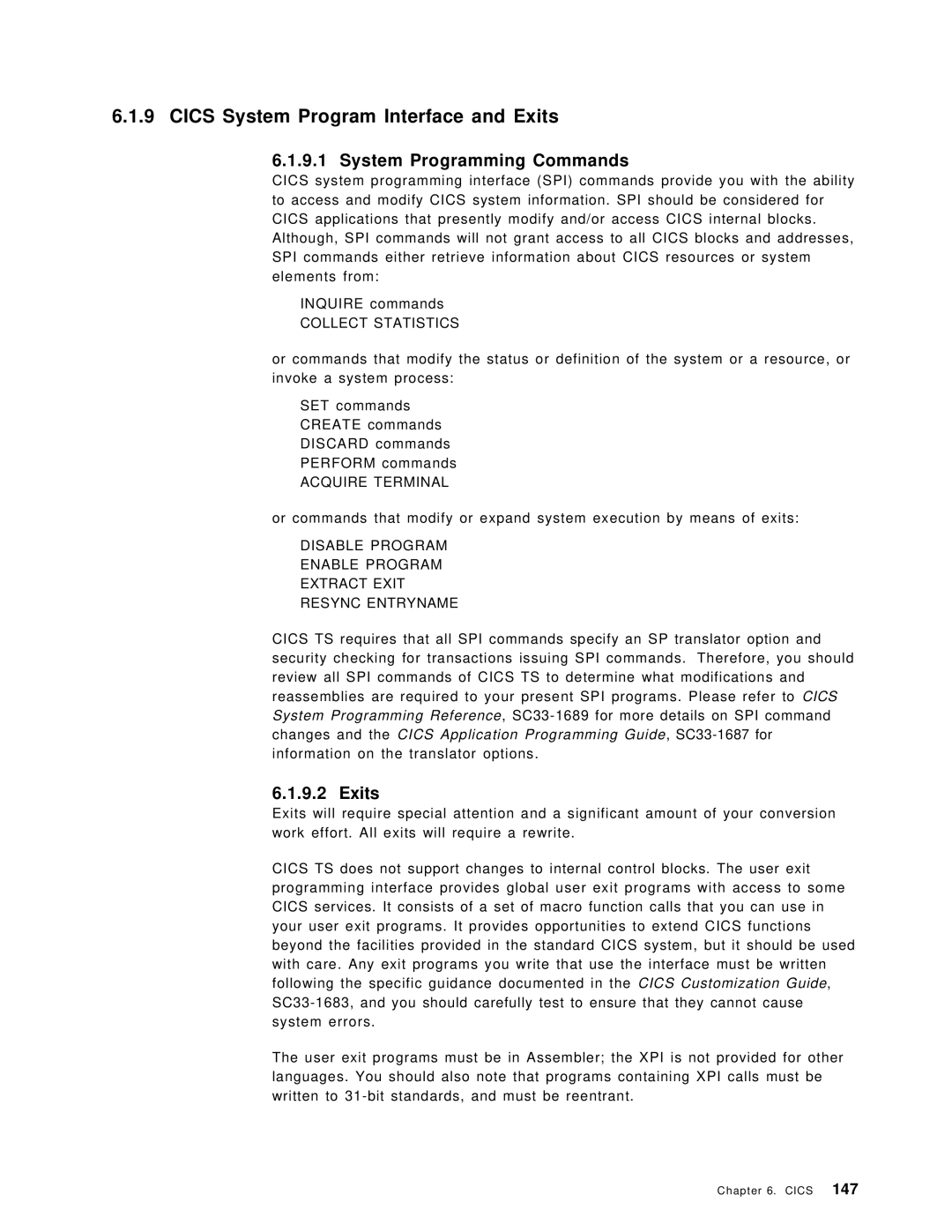 IBM OS/390 Cics System Program Interface and Exits, System Programming Commands, Collect Statistics, Acquire Terminal 