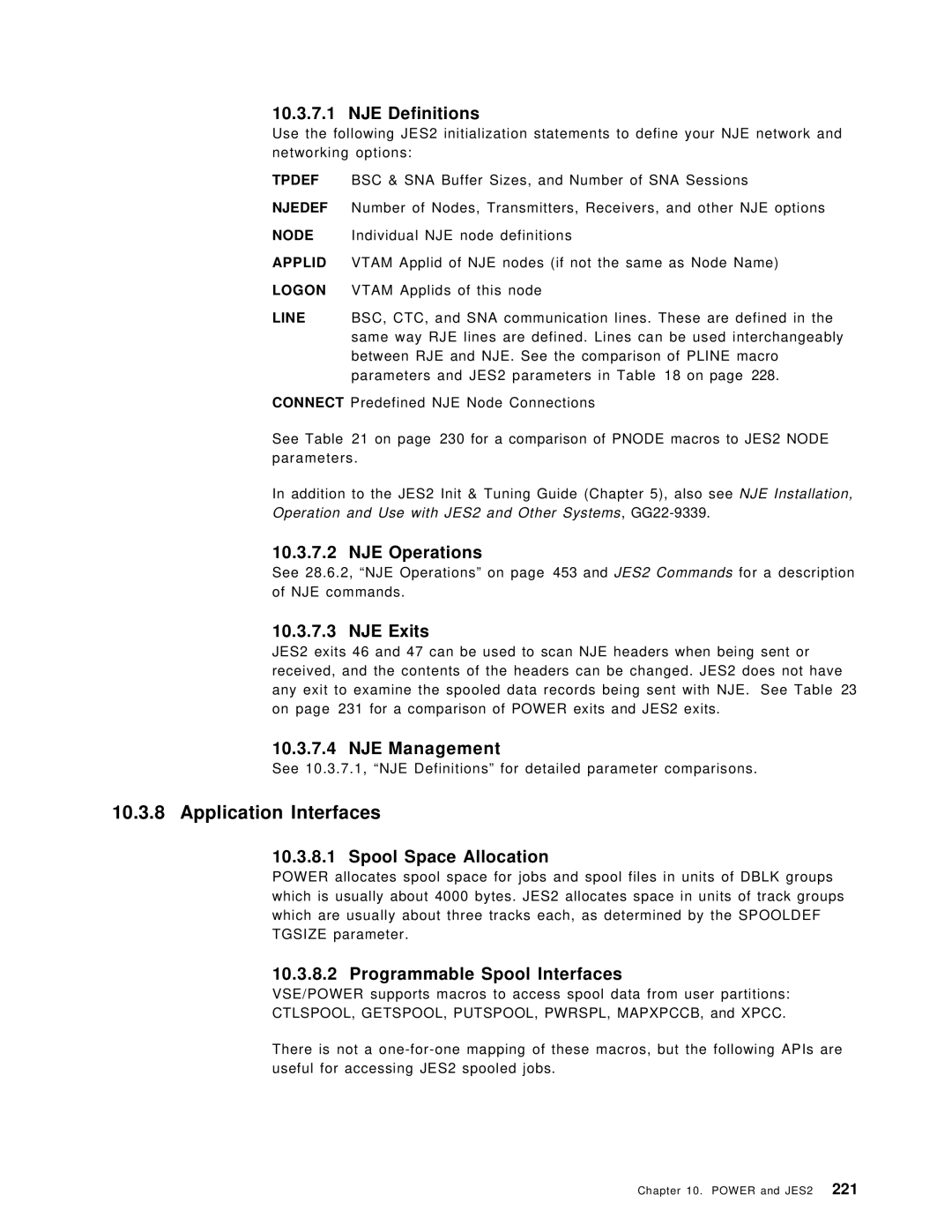 IBM OS/390 manual Application Interfaces 