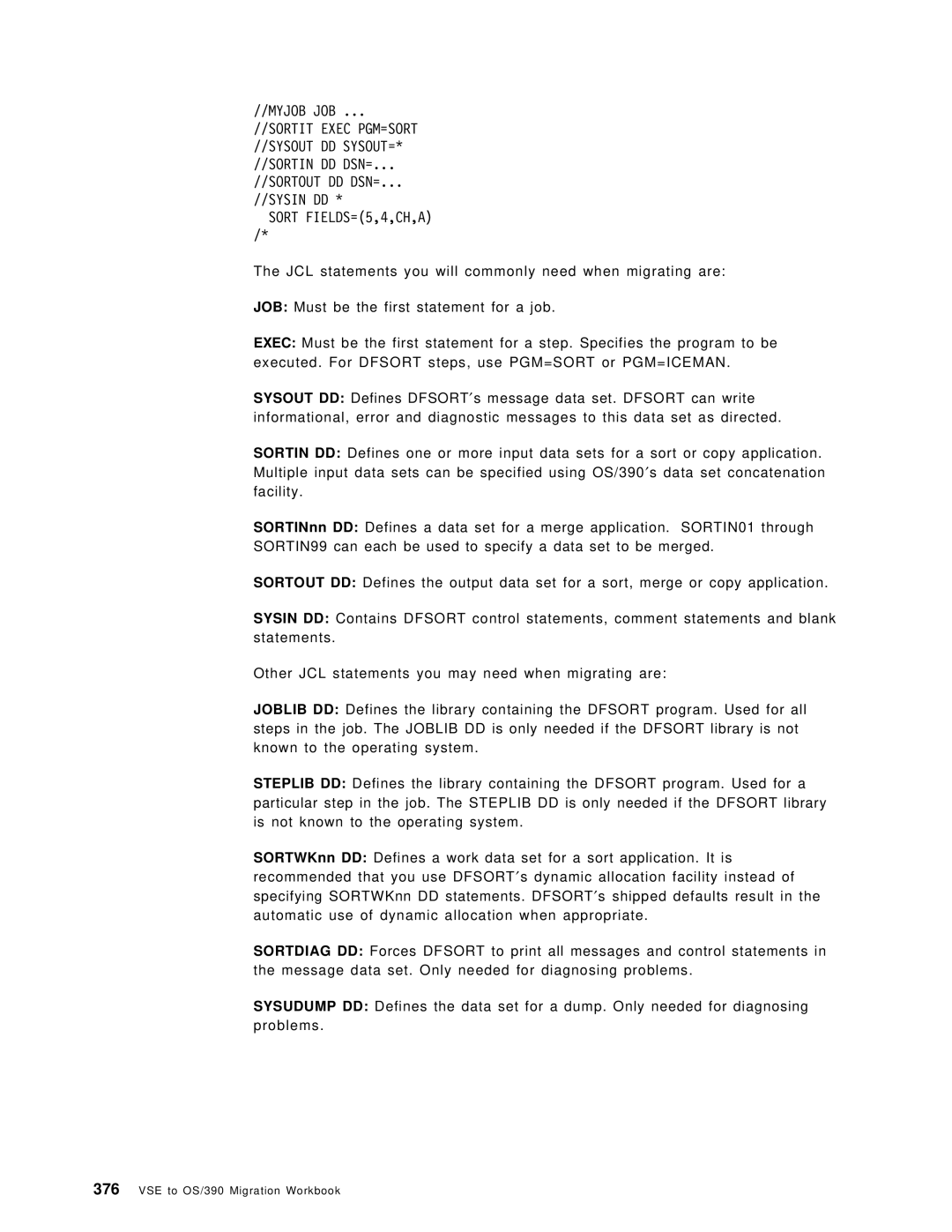 IBM manual VSE to OS/390 Migration Workbook 