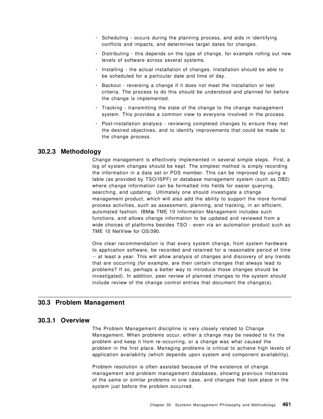 IBM OS/390 manual Methodology, Problem Management Overview 