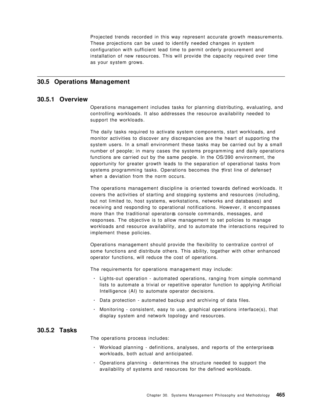 IBM OS/390 manual Operations Management Overview 