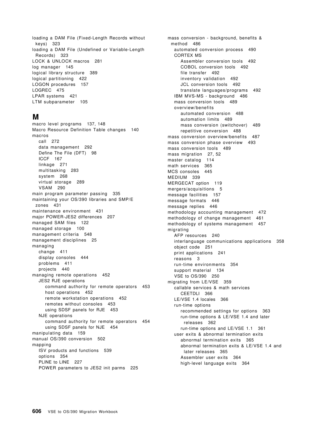 IBM OS/390 manual Cortex MS 