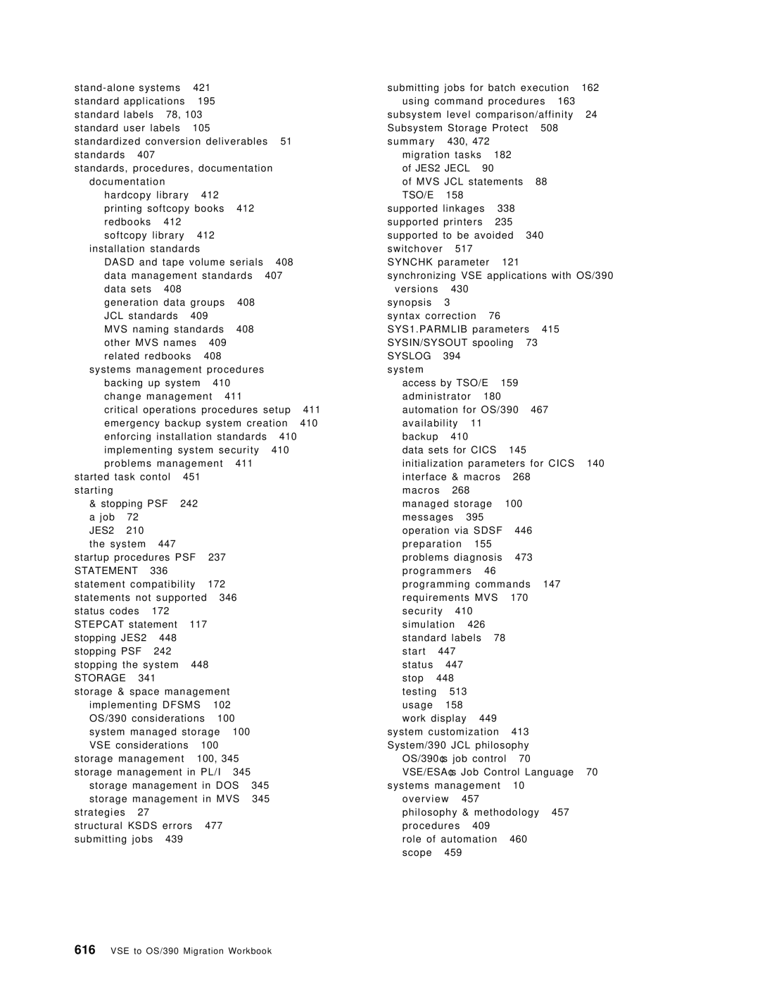 IBM manual VSE to OS/390 Migration Workbook 