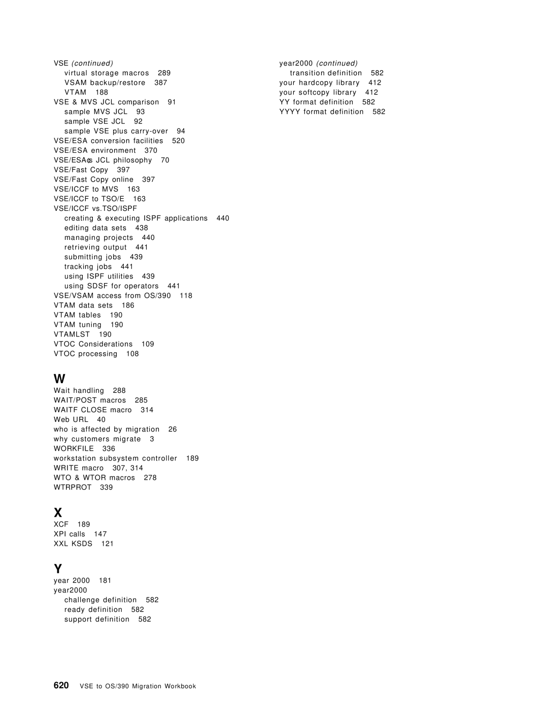 IBM OS/390 manual VSE Year2000, Vtamlst 