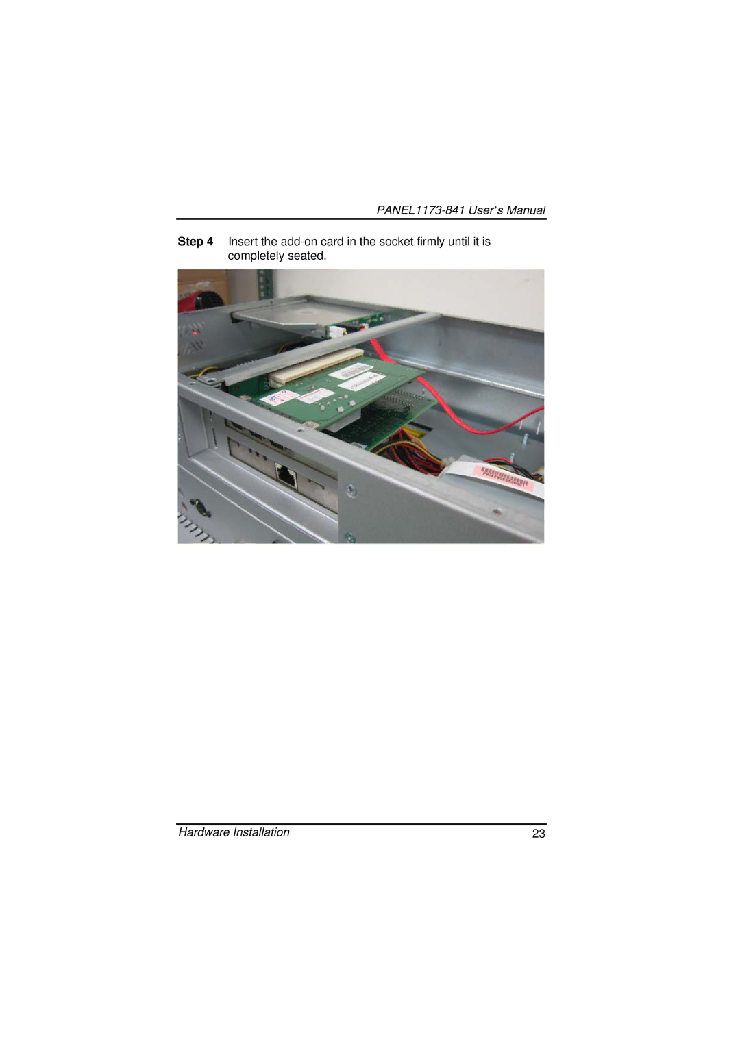 IBM user manual PANEL1173-841 User’s Manual 