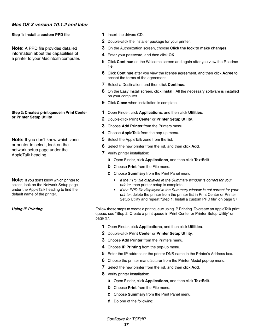 IBM Partner Pavilion 1464, 1454 setup guide Mac OS X version 10.1.2 and later 