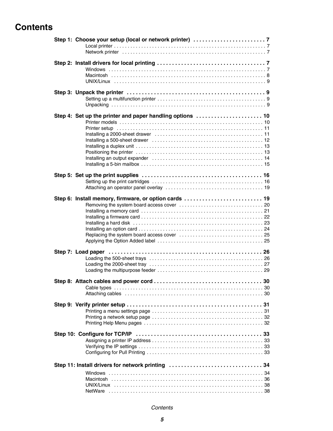 IBM Partner Pavilion 1464, 1454 setup guide Contents 