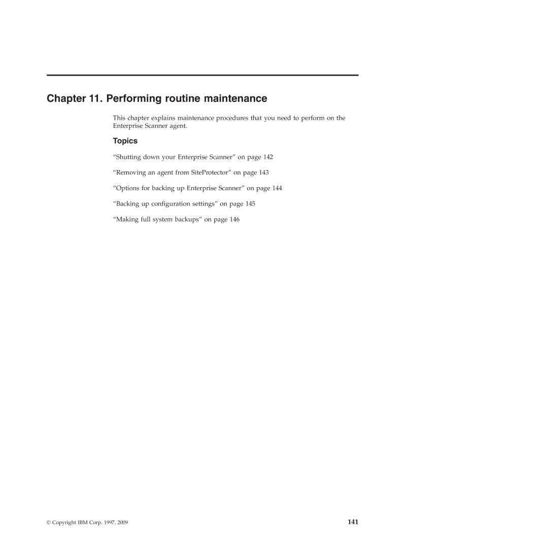 IBM Partner Pavilion 2.3 manual Performing routine maintenance, Topics 