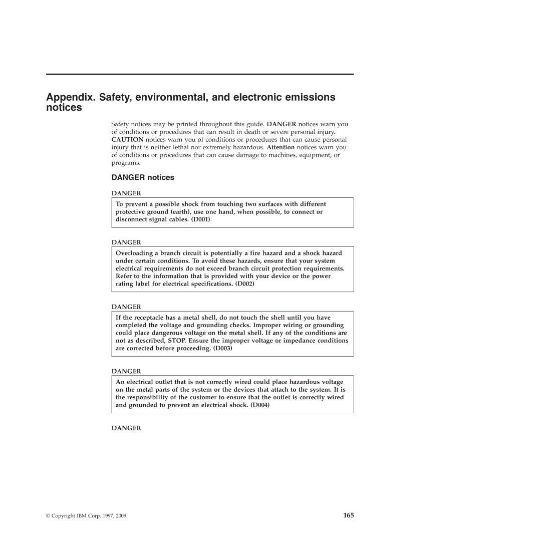 IBM Partner Pavilion 2.3 manual 165 