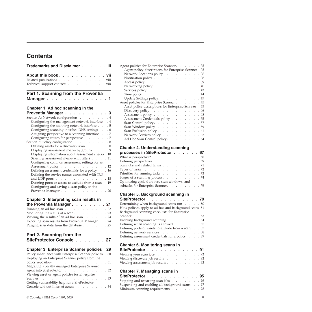 IBM Partner Pavilion 2.3 manual Contents 