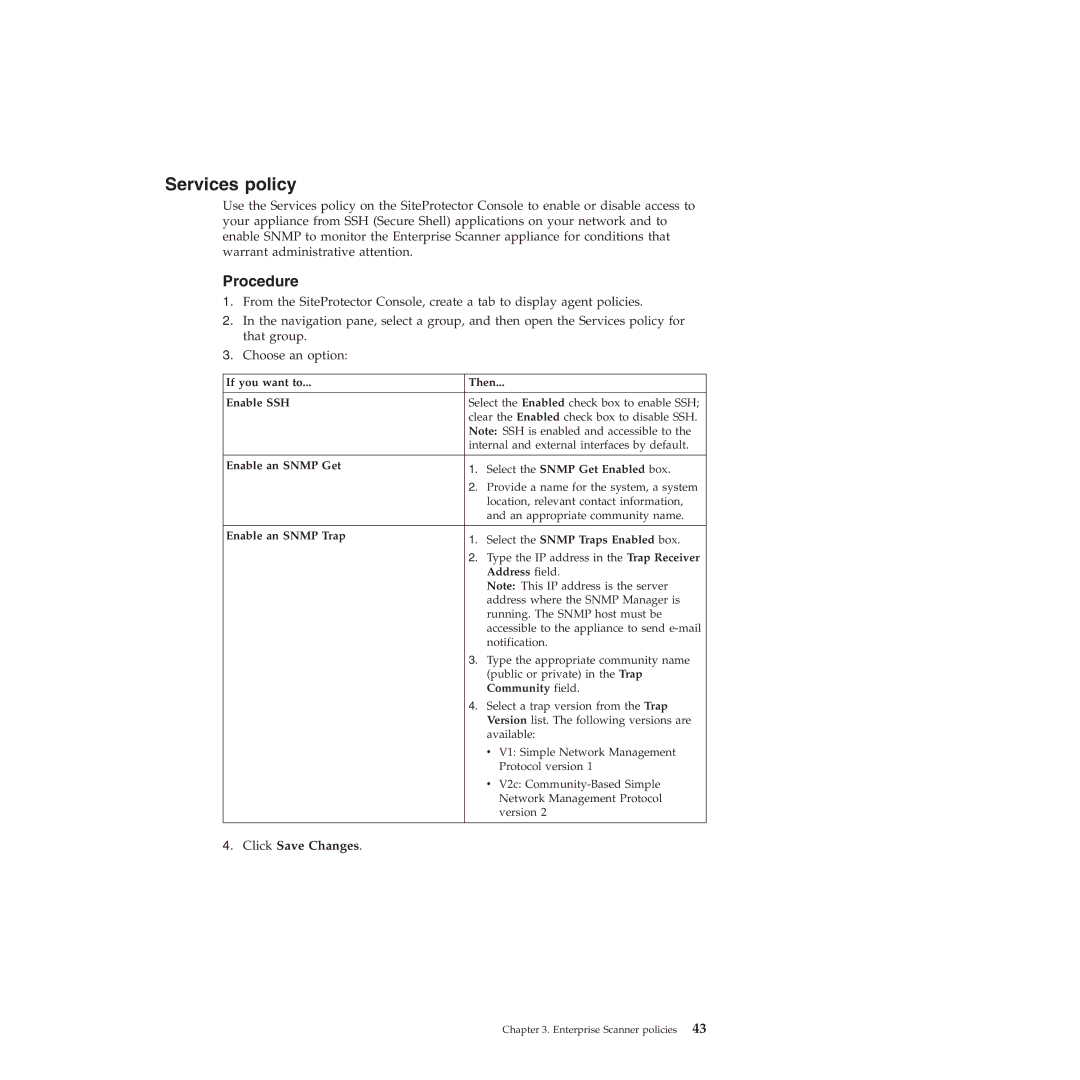 IBM Partner Pavilion 2.3 manual Services policy 