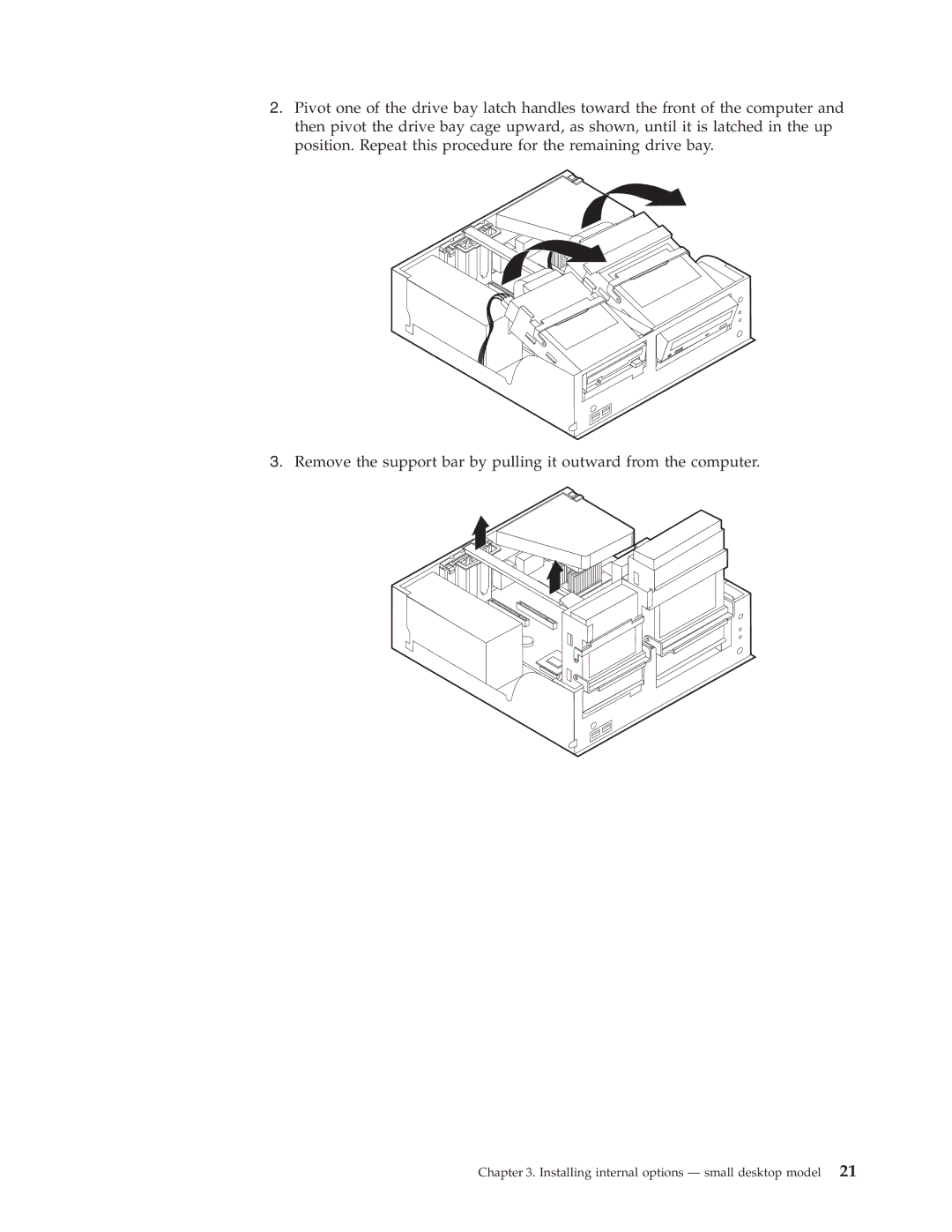 IBM Partner Pavilion 2292, 6343, 6793, 6349, 6791, 6790, 6792, 6795, 6825, 6350 Installing internal options small desktop model 