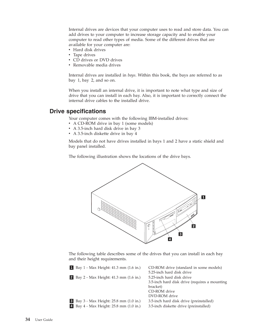 IBM Partner Pavilion 6794, 6343, 6793, 6349, 6791, 6790, 6792, 6795, 6825, 6350, 2292, 6823 manual Drive specifications 