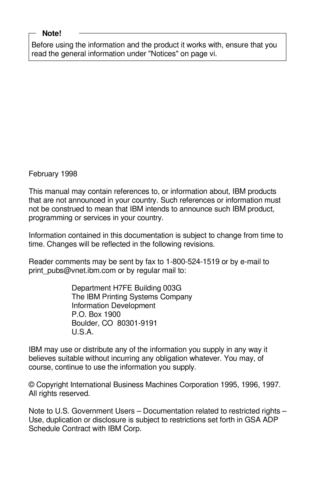 IBM Partner Pavilion 6400 manual 