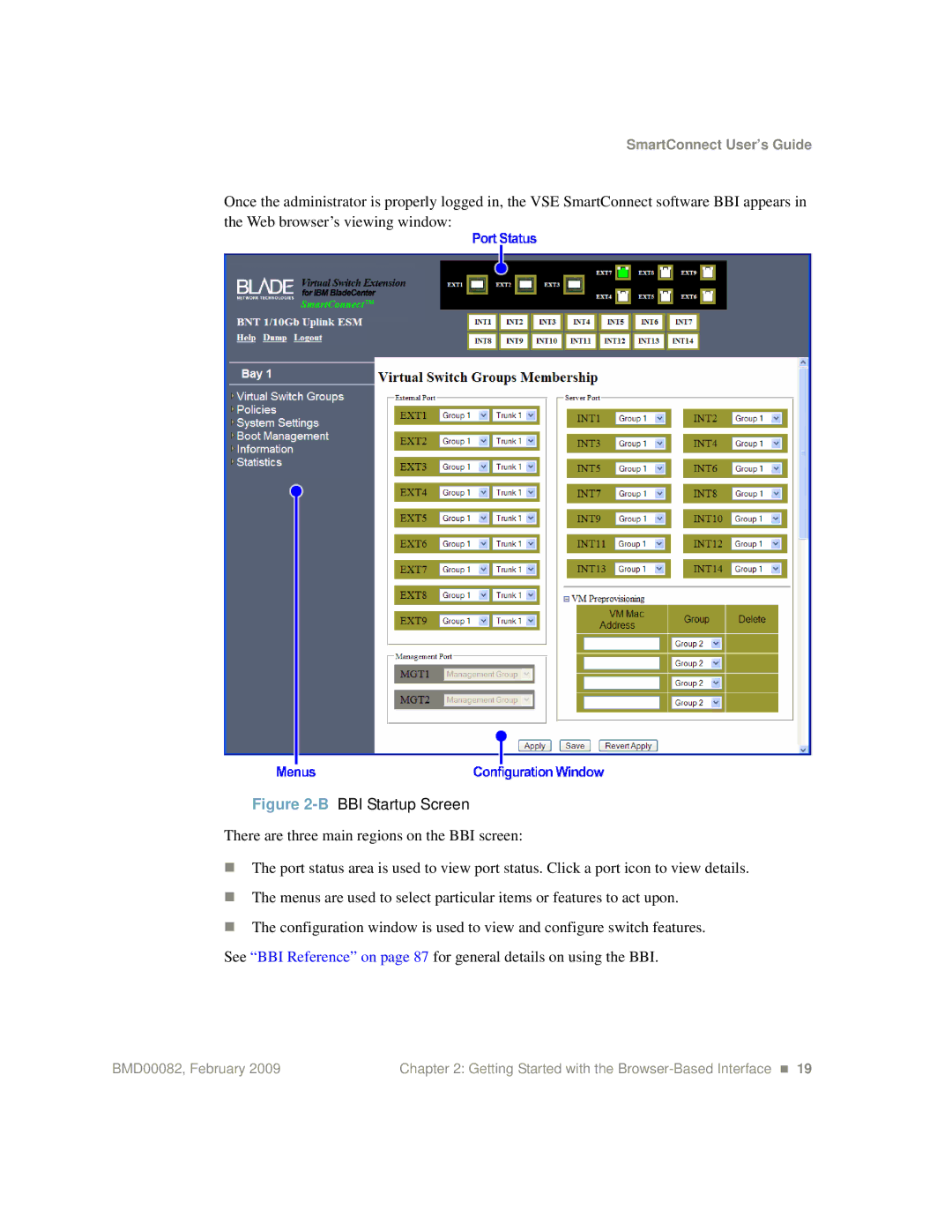 IBM Partner Pavilion BMD00082 manual Bbbi Startup Screen 