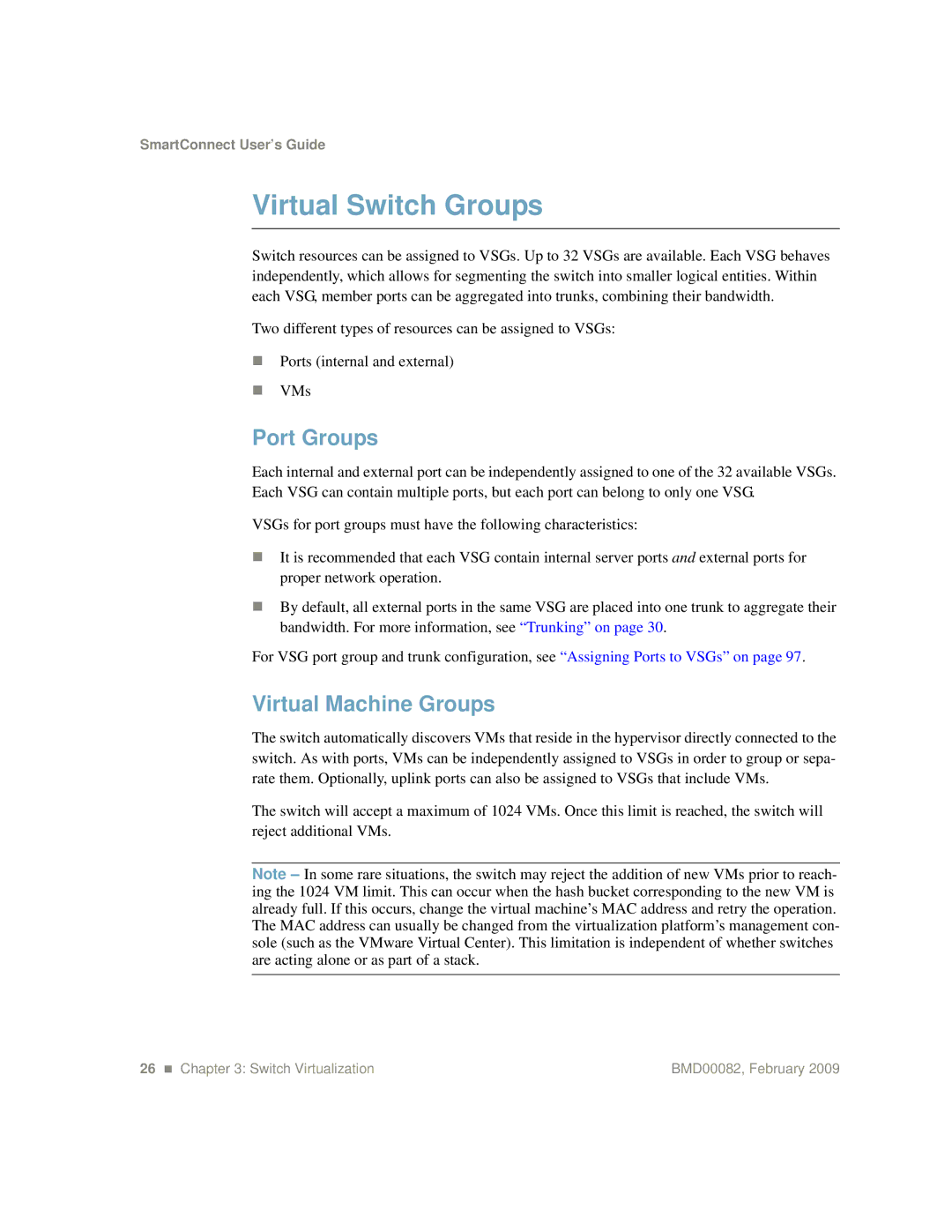 IBM Partner Pavilion BMD00082 manual Virtual Switch Groups, Port Groups, Virtual Machine Groups 