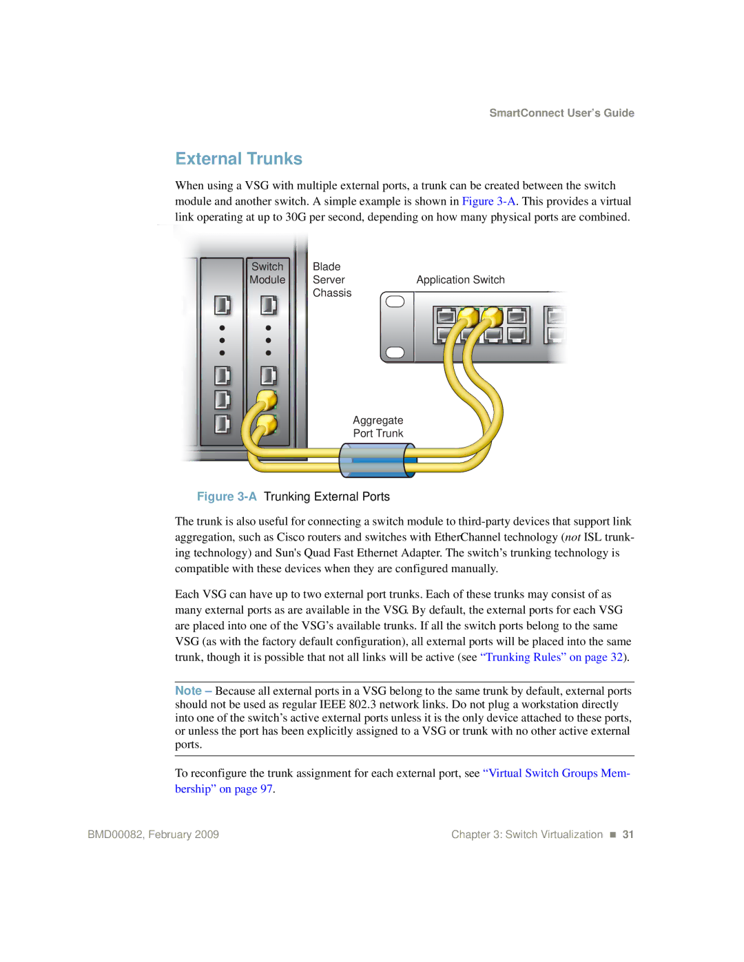 IBM Partner Pavilion BMD00082 manual External Trunks, ATrunking External Ports 