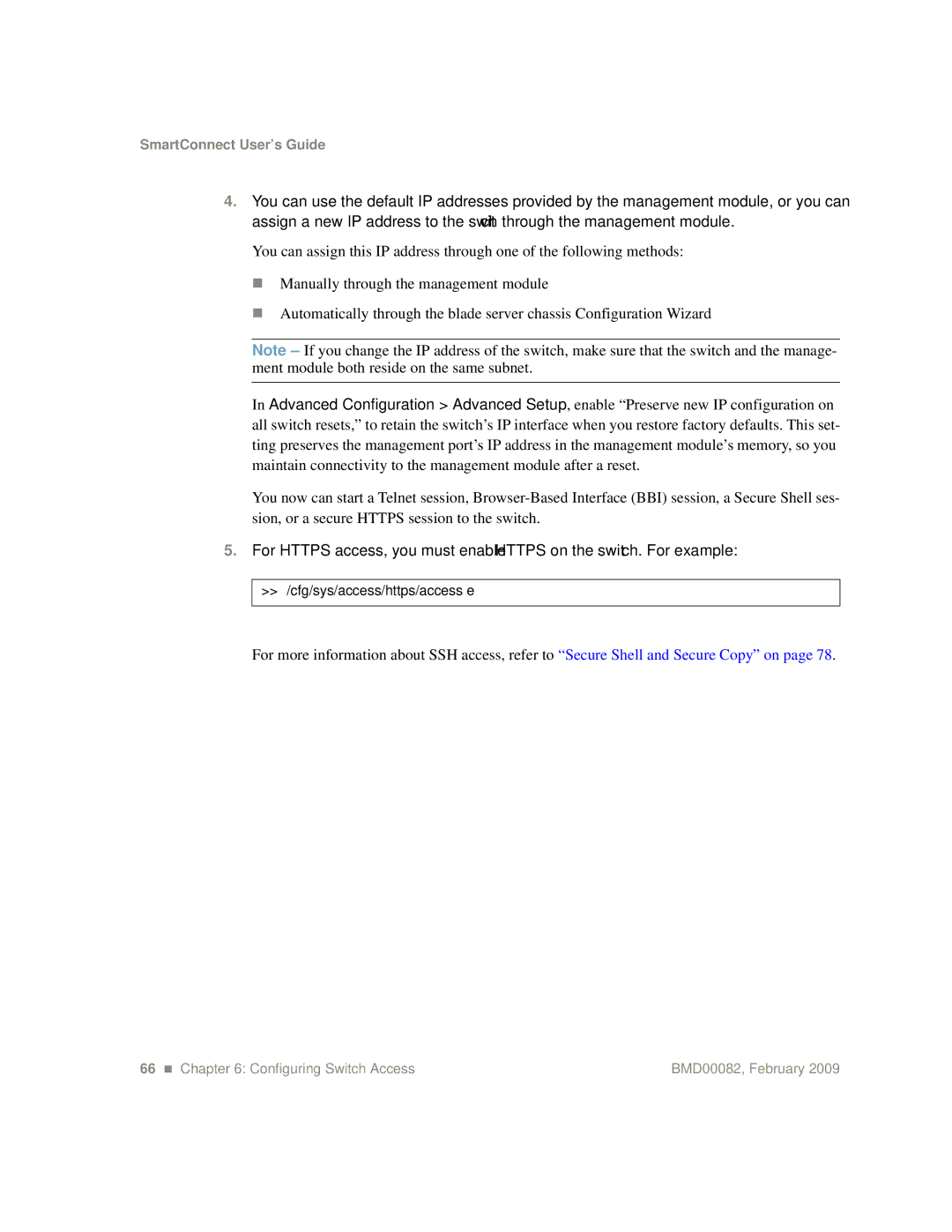 IBM Partner Pavilion BMD00082 manual Cfg/sys/access/https/access e 