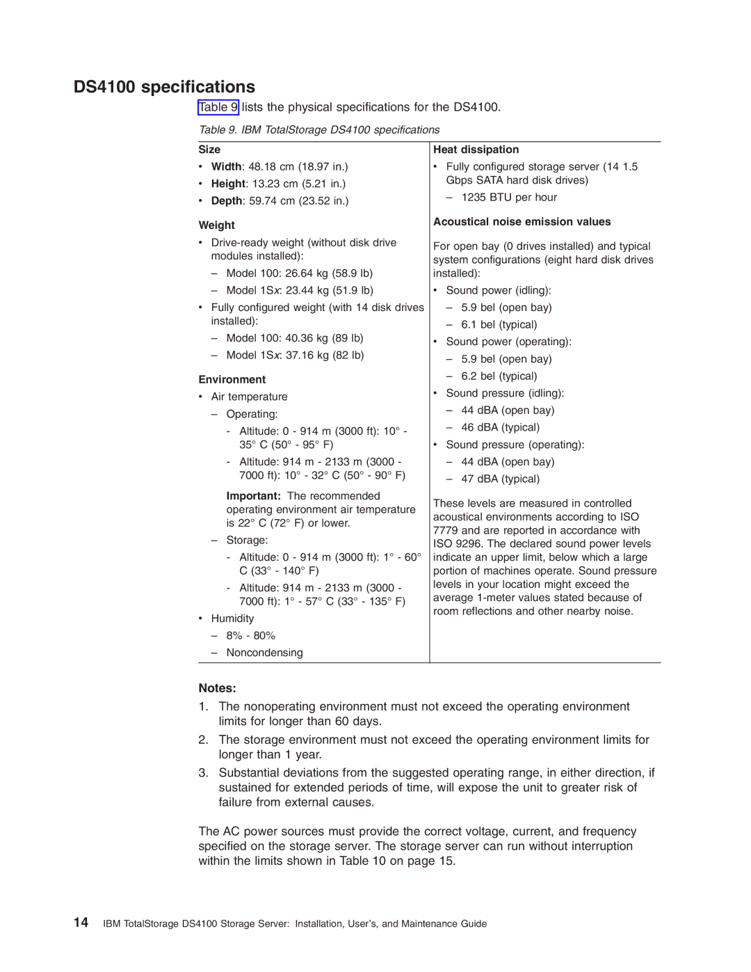 IBM Partner Pavilion manual DS4100 specifications 