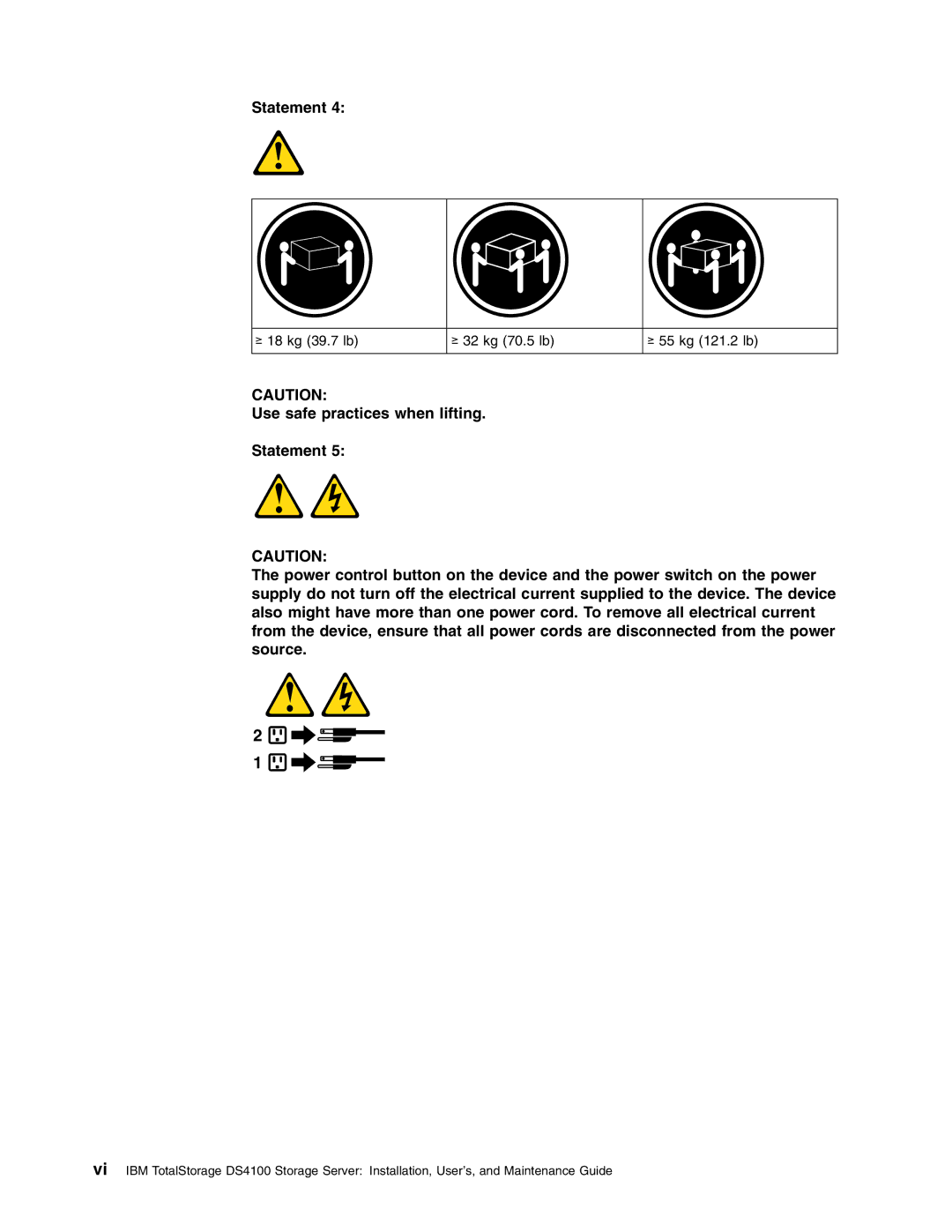 IBM Partner Pavilion DS4100 manual Statement 