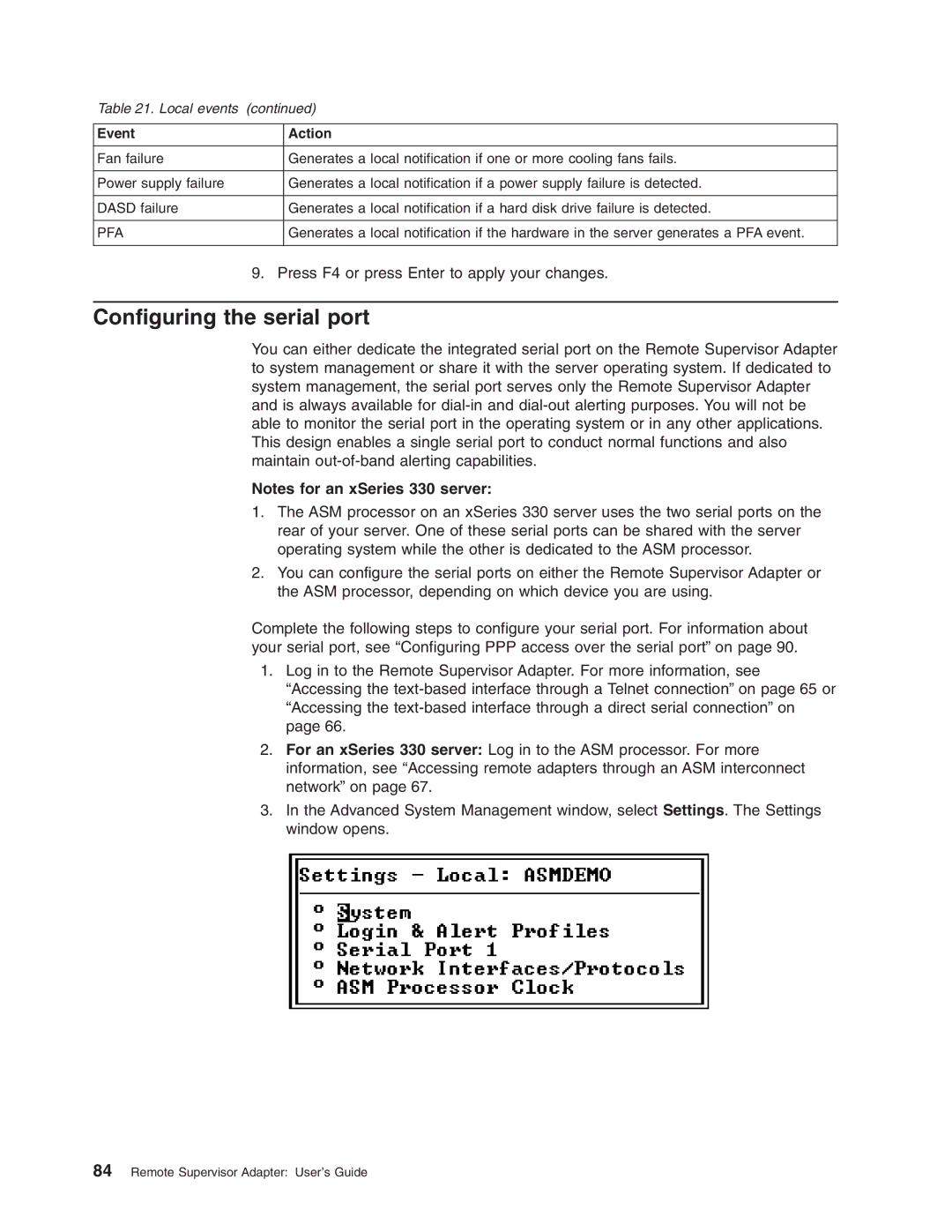 IBM Partner Pavilion Remote Supervisor Adapter manual Pfa 