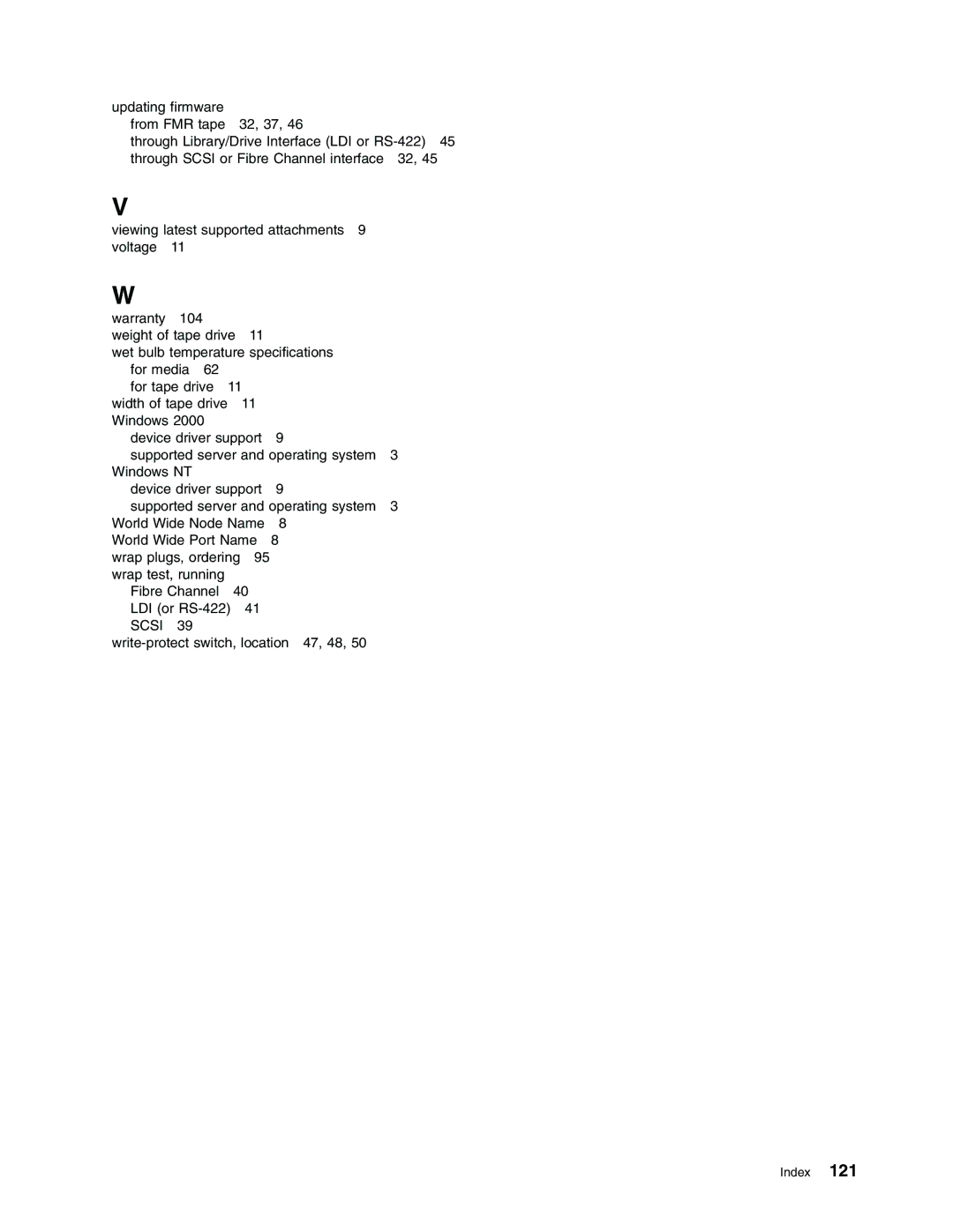 IBM Partner Pavilion T400F manual Wrap test, running Fibre Channel LDI or RS-422 