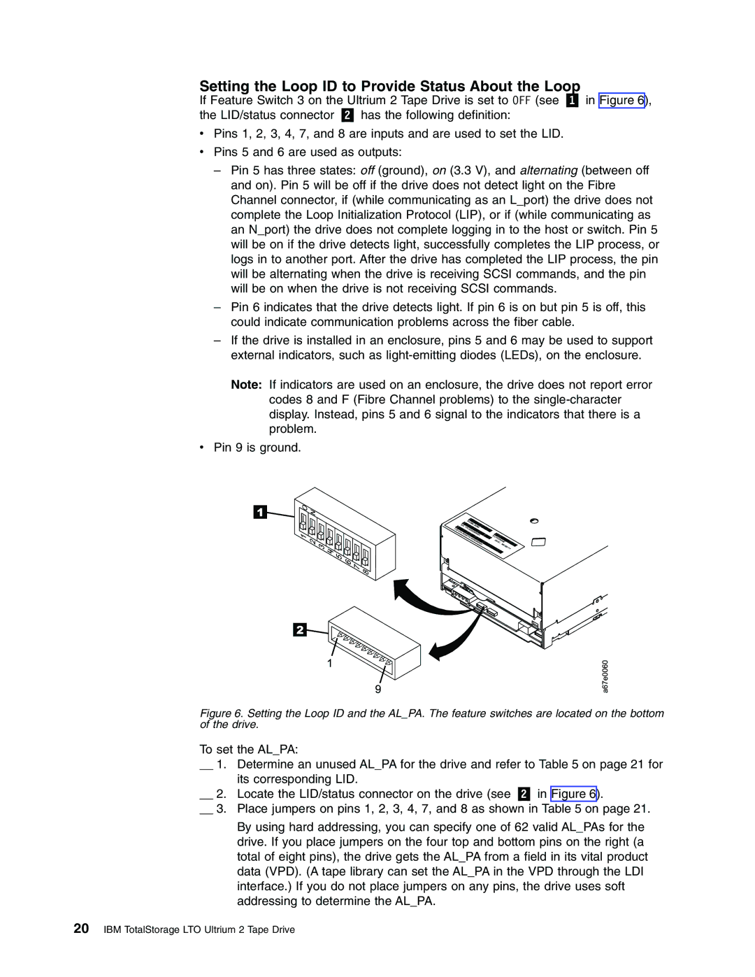 IBM Partner Pavilion T400F manual Setting the Loop ID to Provide Status About the Loop 