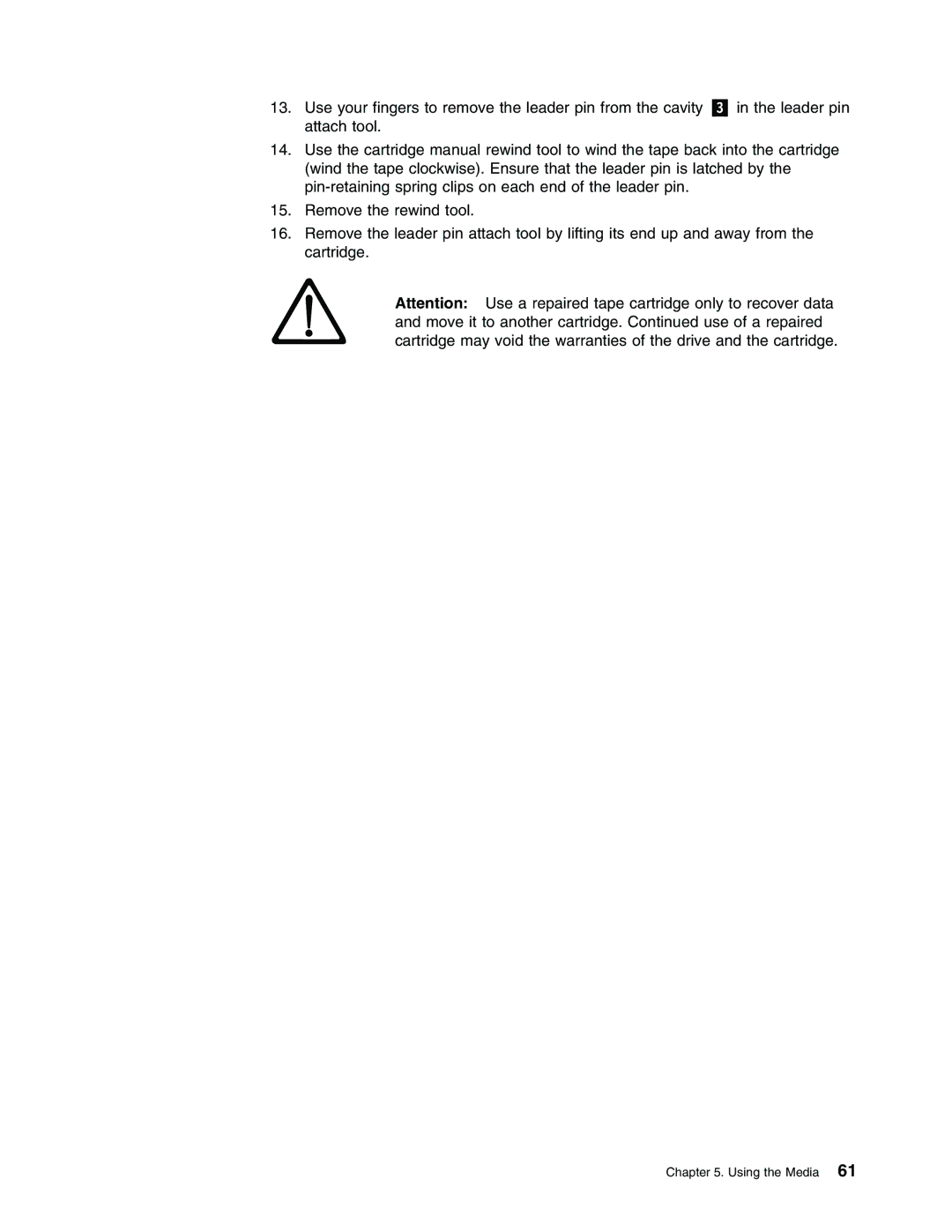 IBM Partner Pavilion T400F manual Using the Media 