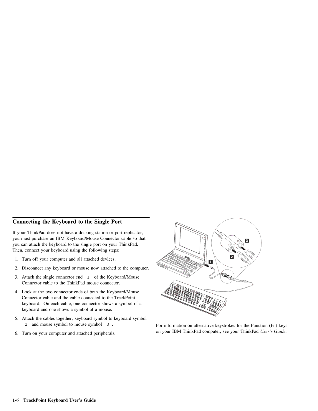 IBM Partner Pavilion TrackPoint manual Does Not 