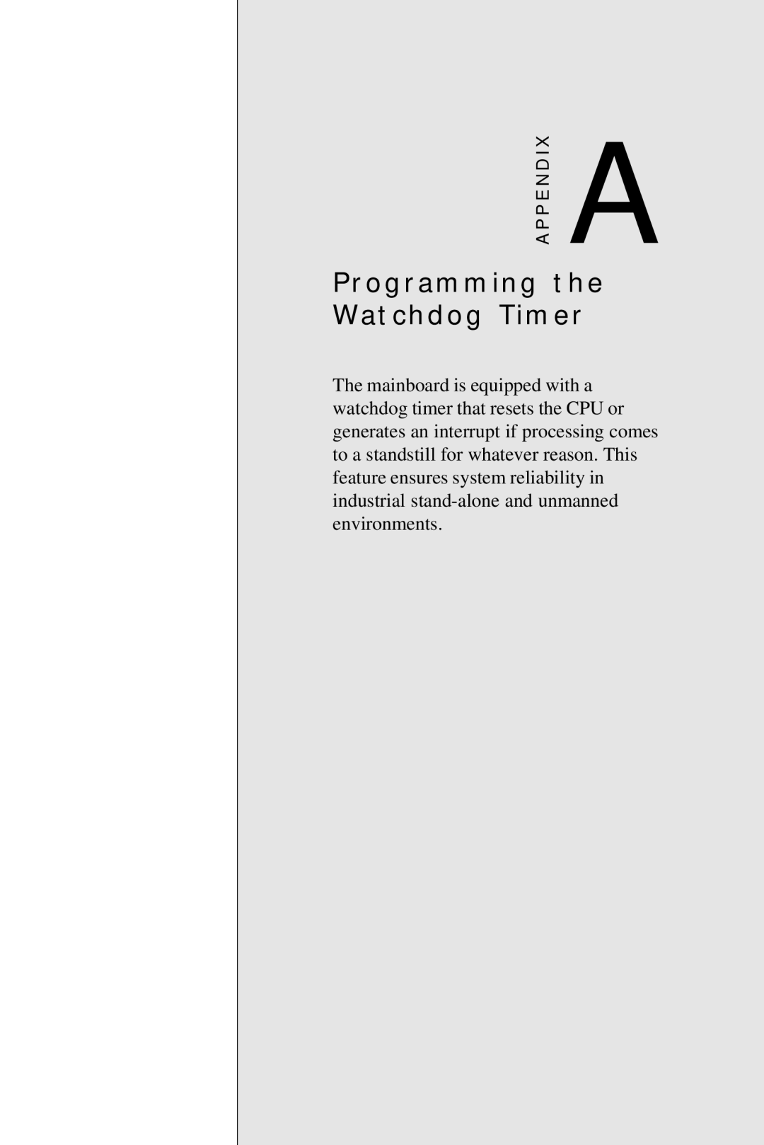 IBM All-in-One FC/Socket 370 Celeron, PCM-6890B manual Programming the Watchdog Timer 