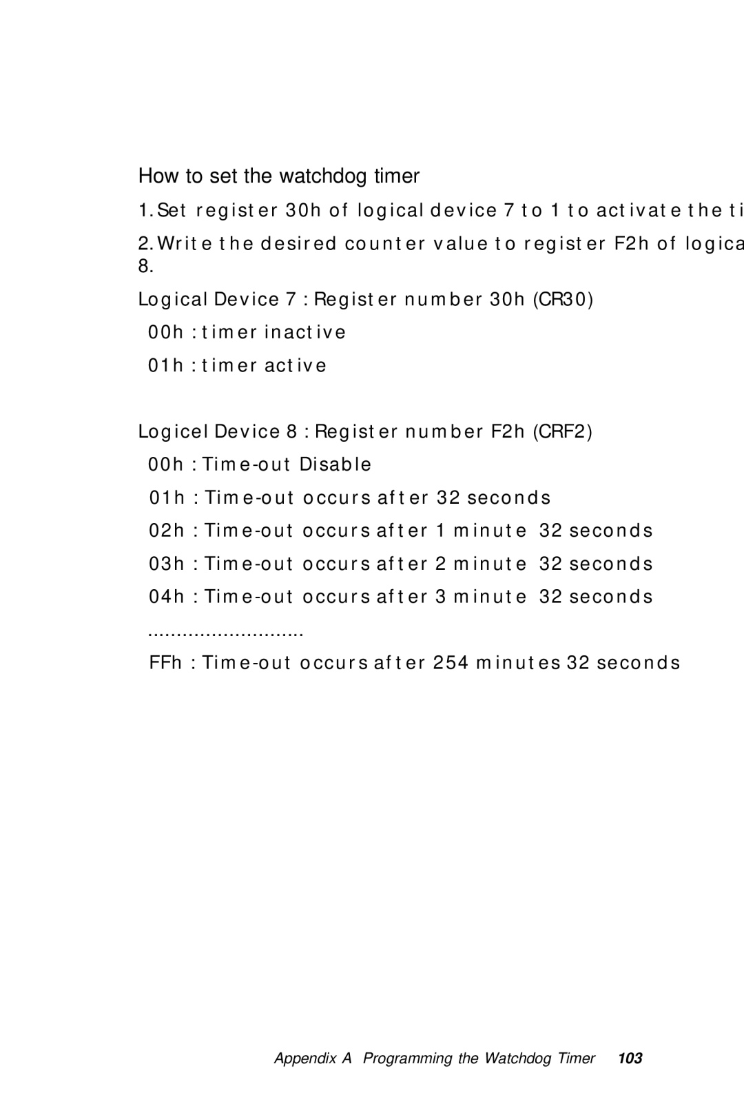 IBM All-in-One FC/Socket 370 Celeron, PCM-6890B manual How to set the watchdog timer 