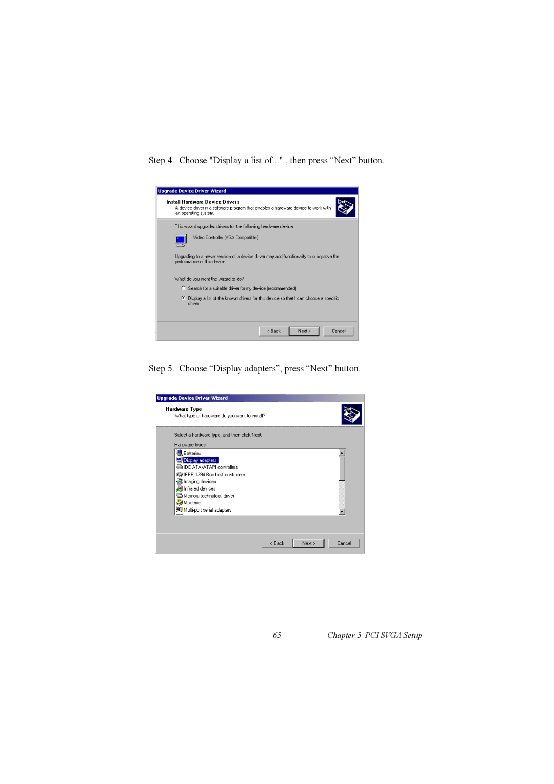 IBM 100/10, PCM-9575 user manual PCI Svga Setup 