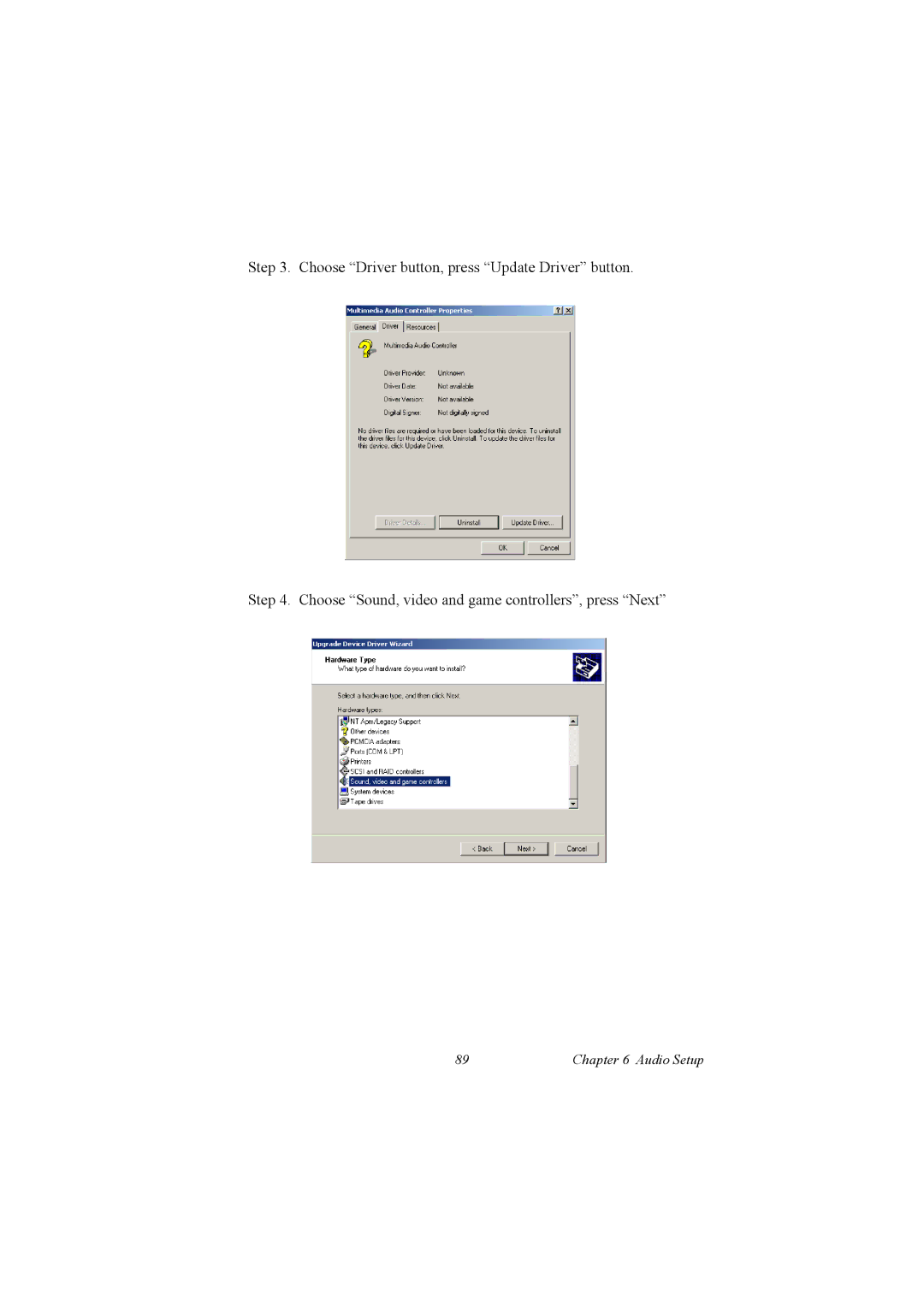 IBM 100/10, PCM-9575 user manual Audio Setup 