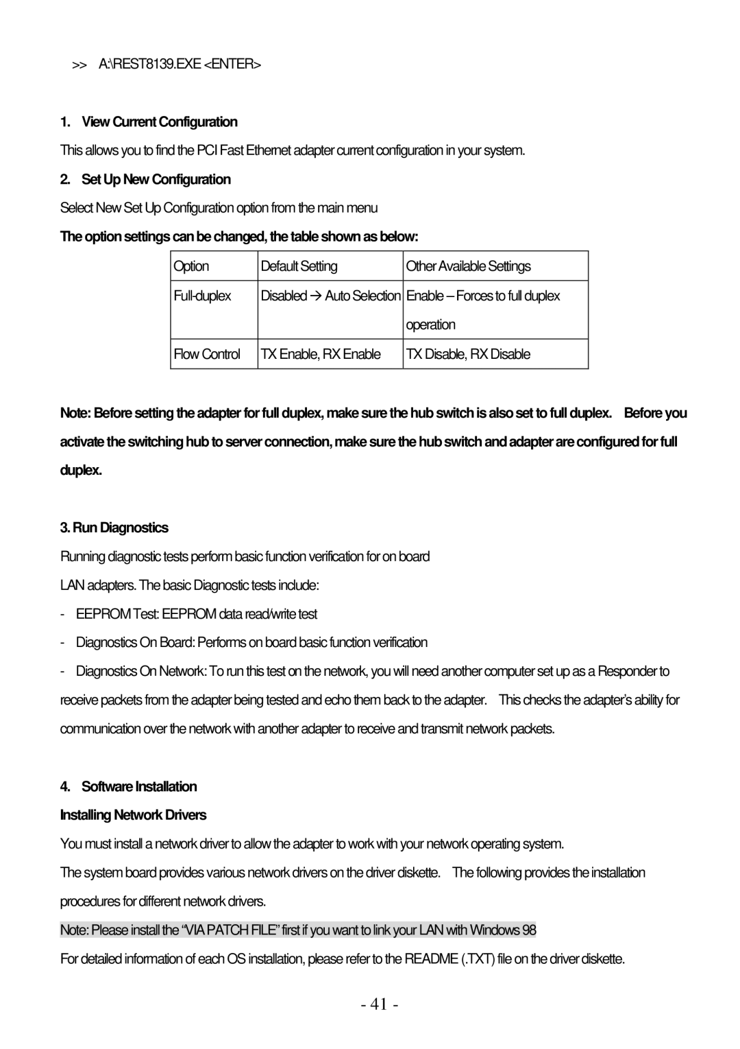 IBM PPC-1510PT user manual View Current Configuration, Set Up New Configuration, Run Diagnostics 