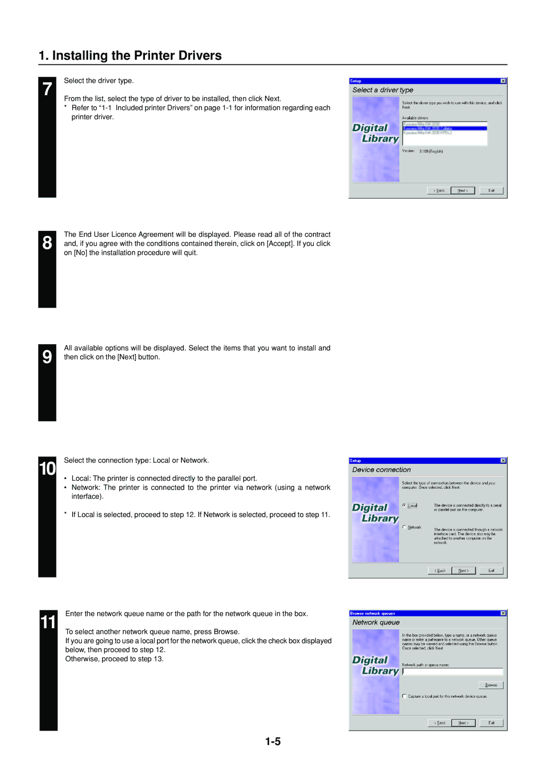 IBM Printing System manual Installing the Printer Drivers 