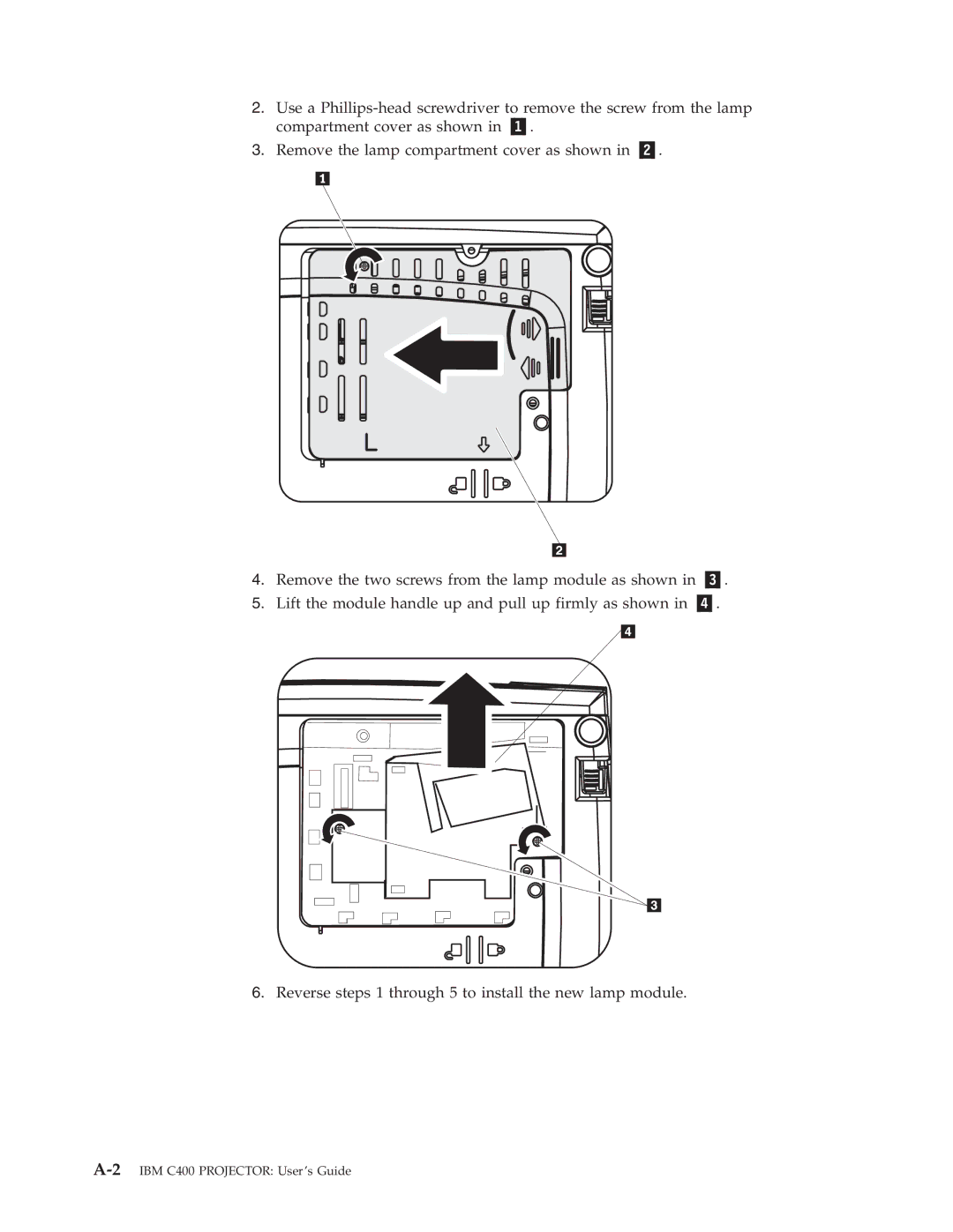 IBM PROJECTOR C400 manual 2IBM C400 Projector User’s Guide 