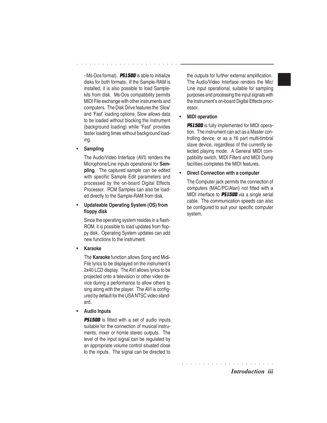 IBM PS1500 owner manual Sampling 