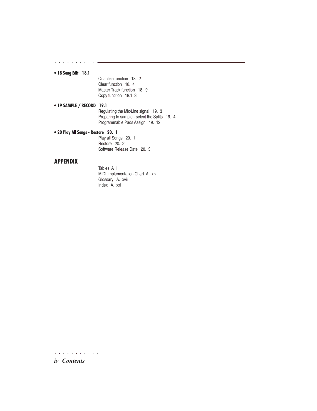 IBM PS1500 owner manual Appendix, Sample / Record 