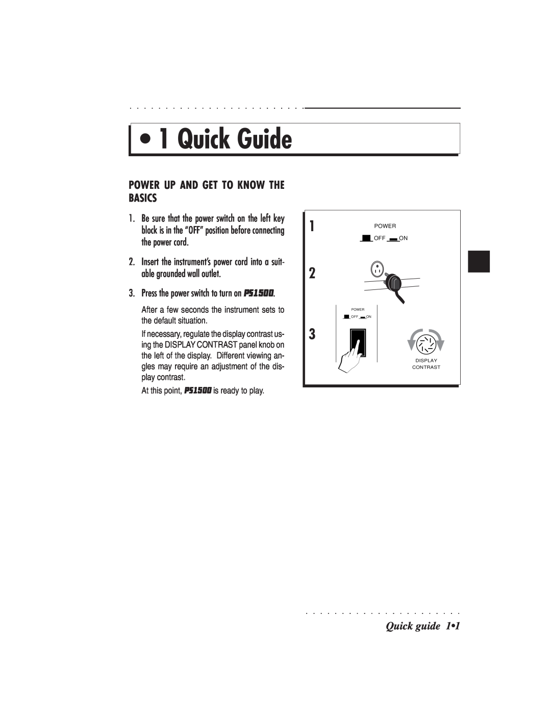 IBM PS1500 owner manual Quick Guide, Power Up And Get To Know The Basics, Quick guide 