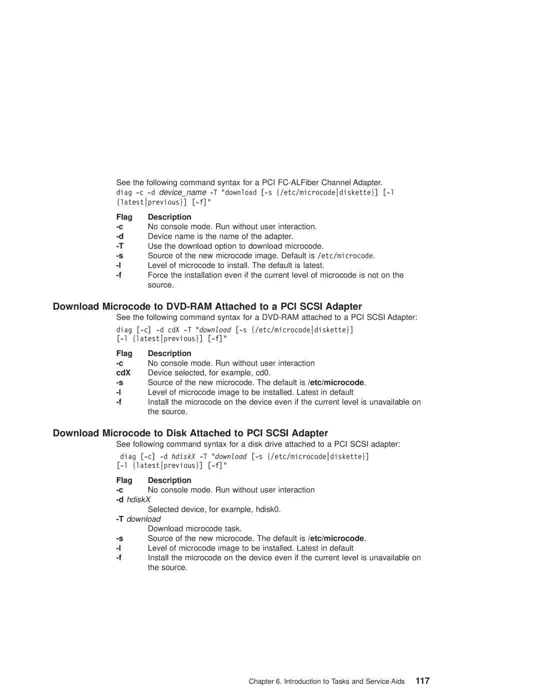 IBM pSeries690 manual Download Microcode to DVD-RAM Attached to a PCI Scsi Adapter 