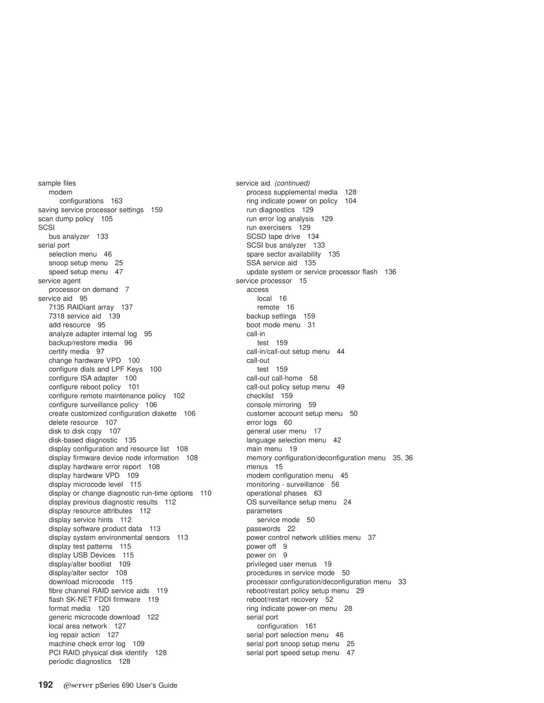 IBM pSeries690 manual Scsi 