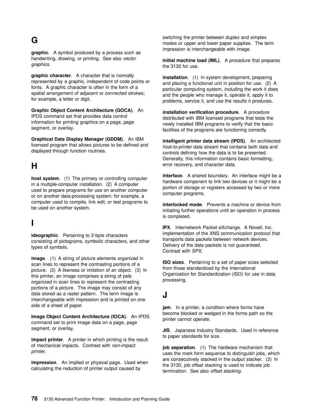 IBM q5-44-3974-04 manual Initial, Iml, Normallyinstallation, Ipds, Interface, Image, Sizes, Jam, Printer 