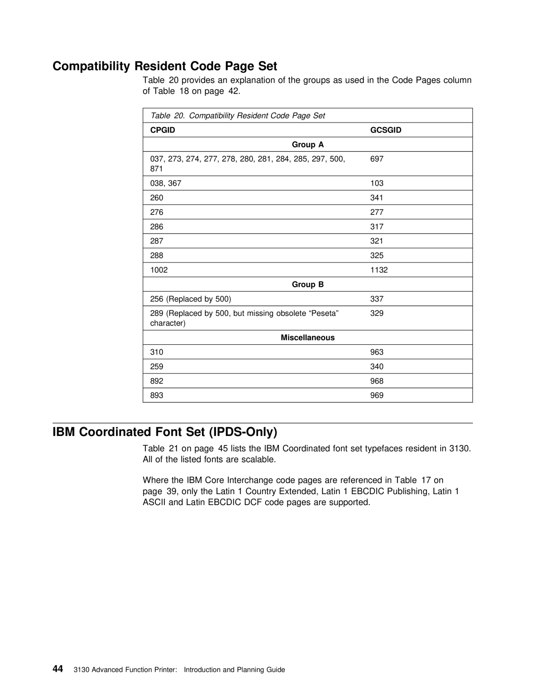 IBM q5-44-3974-04 manual Provides an explanation Groups As used in the Code Pa 