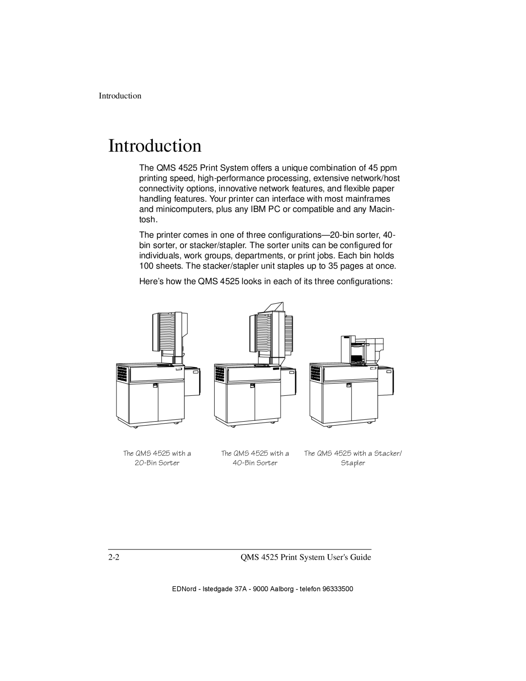 IBM QMS 4525 manual Introduction 