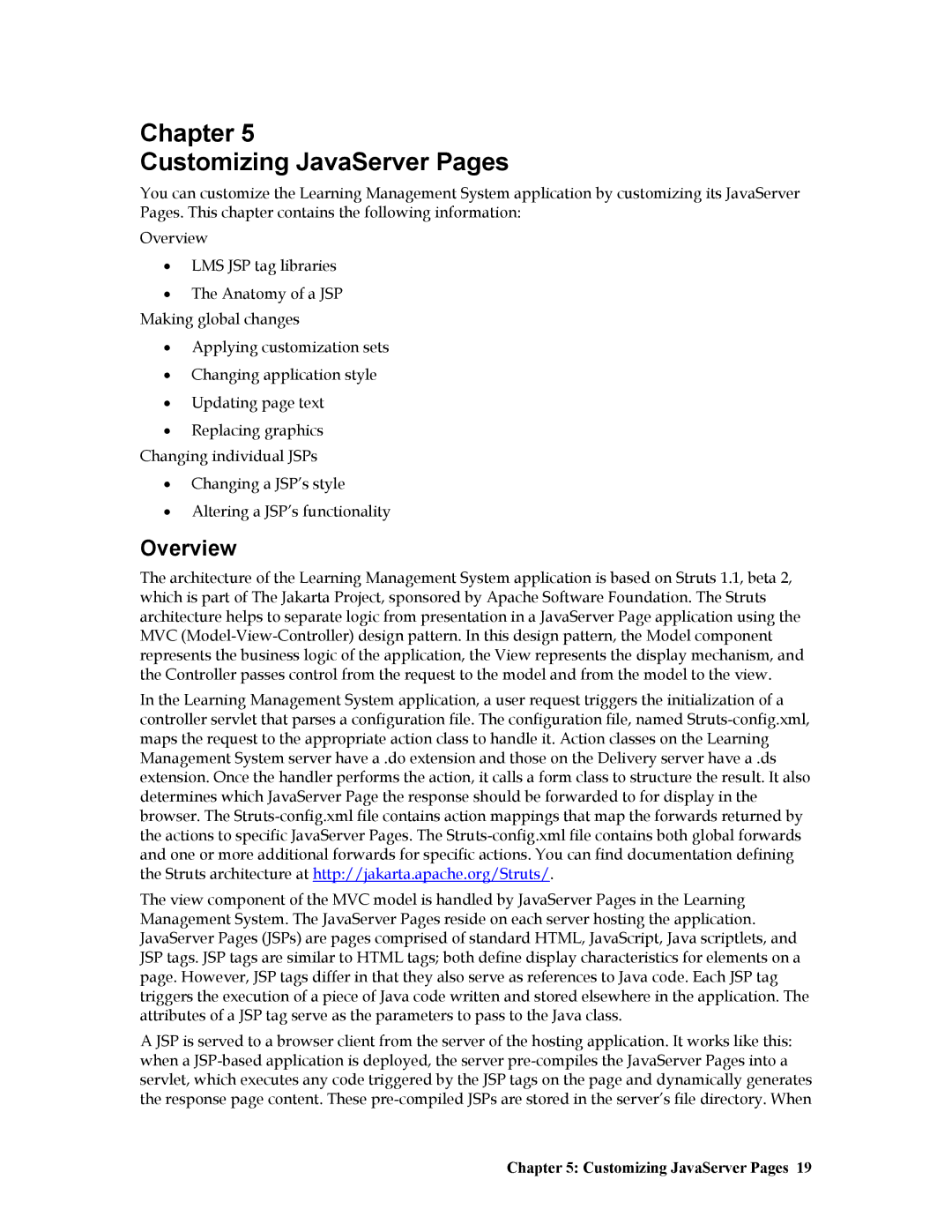 IBM R1 manual Chapter Customizing JavaServer Pages, Overview 