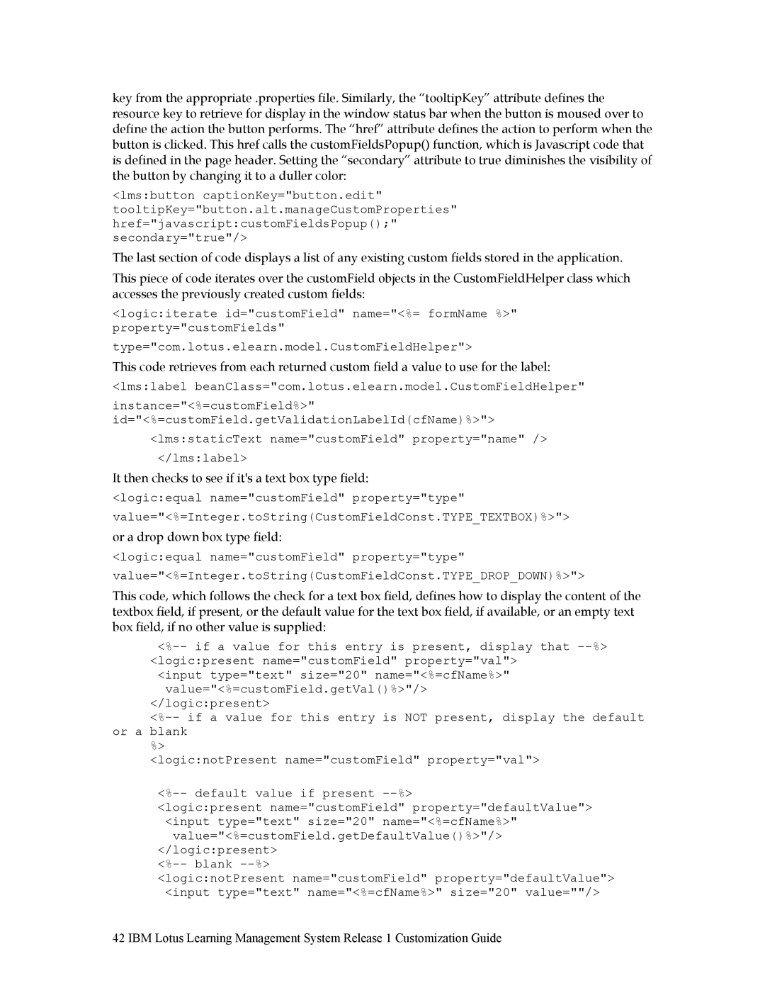 IBM R1 manual It then checks to see if its a text box type field 