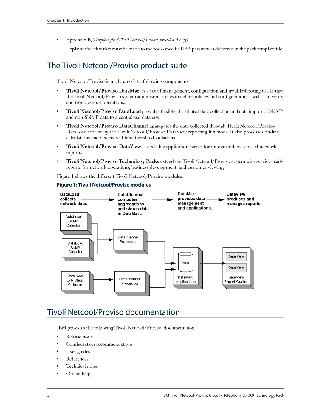 IBM R2E2 manual Tivoli Netcool/Proviso product suite, Tivoli Netcool/Proviso documentation 