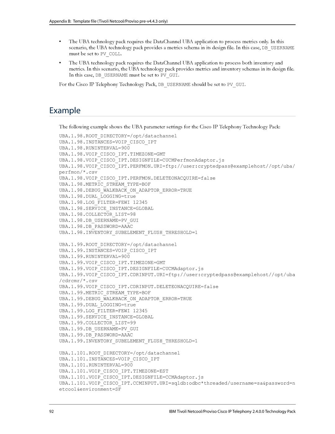 IBM R2E2 manual Example 