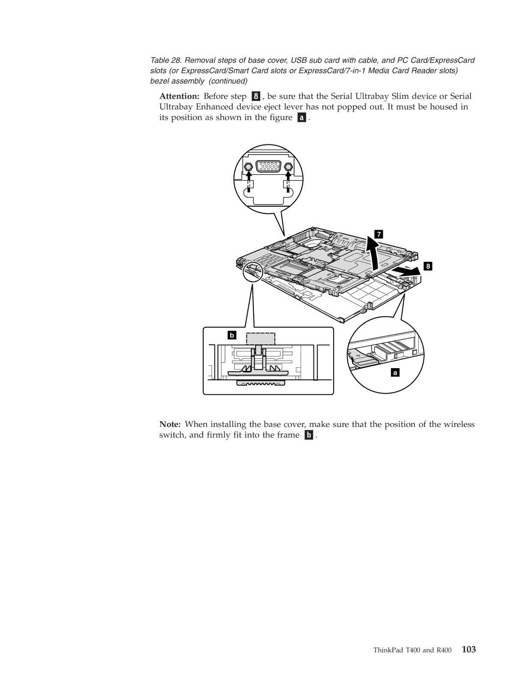 IBM manual ThinkPad T400 and R400 